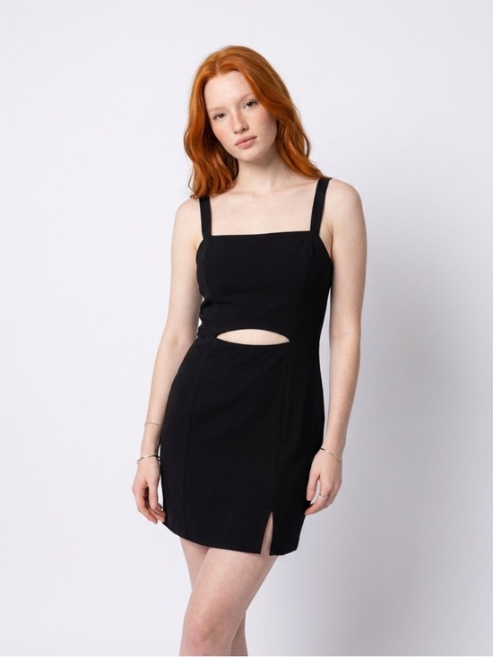 Urban Outfitters Dresses & Skirts - Urban Outfitters Black Square-Neck Cutout Mini Dress